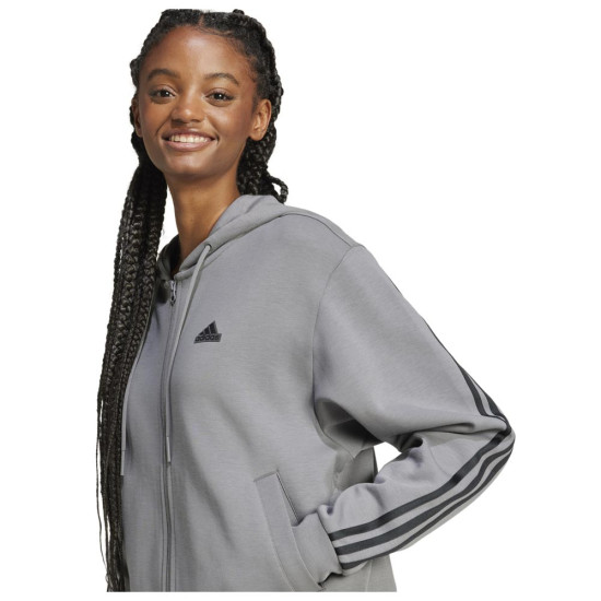 Adidas Γυναικεία ζακέτα Fleece 3-Stripes Full-Zip Hoodie